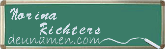 Norina Richters Visitenkarte